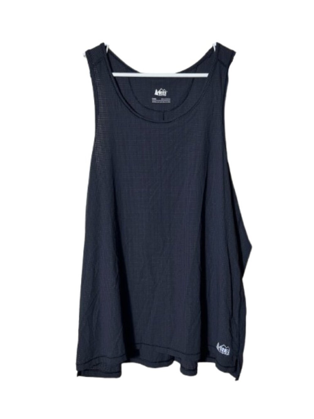 REI Co-op black swiftland grid running tank top men's L